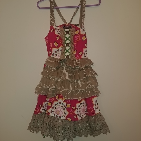 Mustard pie apron dress - Picture 2 of 4